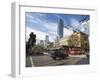 Street Scene, Robson Street, Downtown, Vancouver, British Columbia, Canada, North America-Martin Child-Framed Photographic Print