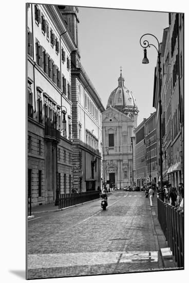 Street Scene Rome Italy Photo Poster-null-Mounted Photo