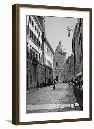 Street Scene Rome Italy-null-Framed Photo