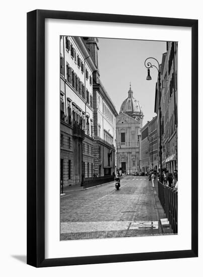 Street Scene Rome Italy-null-Framed Photo