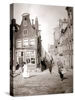 Street Scene, Rotterdam, 1898-James Batkin-Stretched Canvas