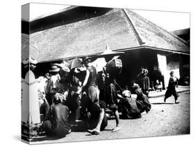 Street Scene, Saigon, 1900-null-Stretched Canvas