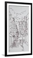 Street scene, Saint-Malo, Brittany, France-Richard Lawrence-Framed Photographic Print