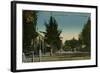 Street Scene, Sarona, Near Jaffa, Israel-null-Framed Art Print