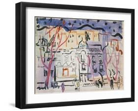 Street Scene, South of France-Christopher Wood-Framed Giclee Print