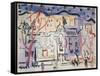 Street Scene, South of France-Christopher Wood-Framed Stretched Canvas