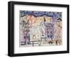 Street Scene, South of France-Christopher Wood-Framed Premium Giclee Print