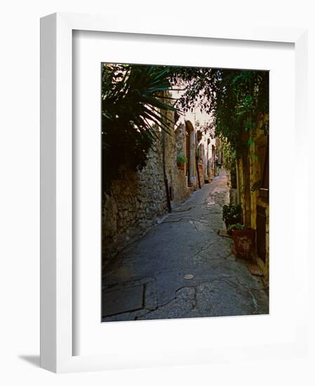 Street Scene, St. Paul de Vence, France-Charles Sleicher-Framed Photographic Print