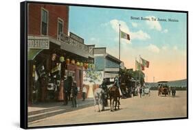 Street Scene, Tijuana, Mexico-null-Framed Stretched Canvas