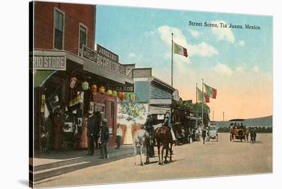 Street Scene, Tijuana, Mexico-null-Stretched Canvas