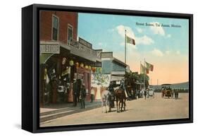 Street Scene, Tijuana, Mexico-null-Framed Stretched Canvas