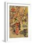 Street Scene, Tokyo, 1894-Edward Atkinson Hornel-Framed Giclee Print