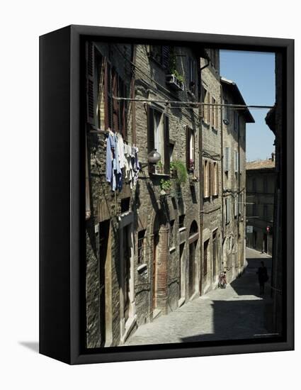 Street Scene, Urbino, (Marche) Marches, Italy-Sheila Terry-Framed Stretched Canvas