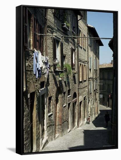 Street Scene, Urbino, (Marche) Marches, Italy-Sheila Terry-Framed Stretched Canvas