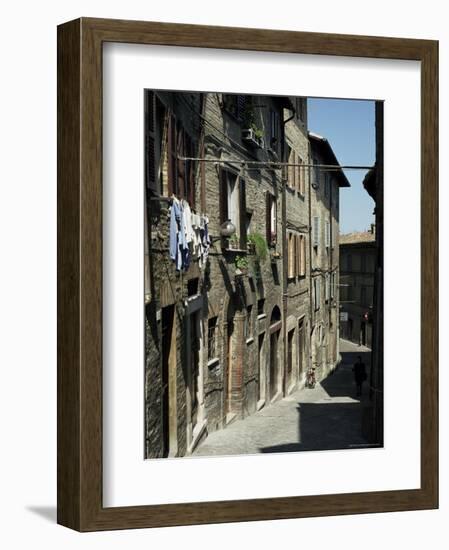 Street Scene, Urbino, (Marche) Marches, Italy-Sheila Terry-Framed Photographic Print