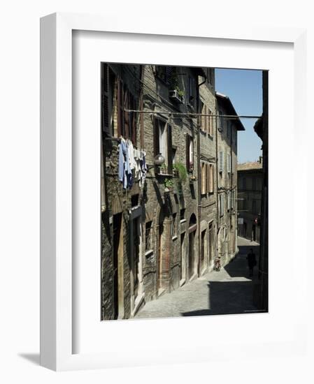 Street Scene, Urbino, (Marche) Marches, Italy-Sheila Terry-Framed Photographic Print