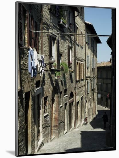 Street Scene, Urbino, (Marche) Marches, Italy-Sheila Terry-Mounted Photographic Print