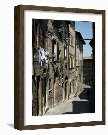 Street Scene, Urbino, (Marche) Marches, Italy-Sheila Terry-Framed Photographic Print