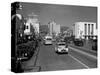 Street Scene View Down Vine Street NBC Studio the Broadway Hotel Near Sunset Boulevard Hollywood-null-Stretched Canvas