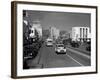 Street Scene View Down Vine Street NBC Studio the Broadway Hotel Near Sunset Boulevard Hollywood-null-Framed Photographic Print