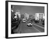 Street Scene View Down Vine Street NBC Studio the Broadway Hotel Near Sunset Boulevard Hollywood-null-Framed Photographic Print