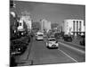 Street Scene View Down Vine Street NBC Studio the Broadway Hotel Near Sunset Boulevard Hollywood-null-Mounted Photographic Print