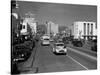 Street Scene View Down Vine Street NBC Studio the Broadway Hotel Near Sunset Boulevard Hollywood-null-Stretched Canvas