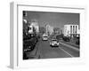 Street Scene View Down Vine Street NBC Studio the Broadway Hotel Near Sunset Boulevard Hollywood-null-Framed Premium Photographic Print