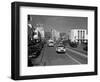 Street Scene View Down Vine Street NBC Studio the Broadway Hotel Near Sunset Boulevard Hollywood-null-Framed Photographic Print