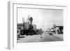 Street Scene, View North Bend's Hotel - North Bend, WA-Lantern Press-Framed Art Print