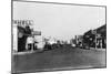 Street Scene, View of a Shell Gas Station - Kennewick, WA-Lantern Press-Mounted Art Print