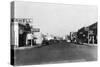 Street Scene, View of a Shell Gas Station - Kennewick, WA-Lantern Press-Stretched Canvas