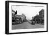 Street Scene, View of Central Building - Everett, WA-Lantern Press-Framed Art Print