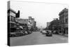 Street Scene, View of Central Building - Everett, WA-Lantern Press-Stretched Canvas