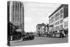 Street Scene, View of Donnelly Hotel - Yakima, WA-Lantern Press-Stretched Canvas