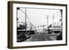 Street Scene, View of Dunsmoor Drug Co - Raymond, WA-Lantern Press-Framed Art Print