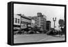 Street Scene, View of Ekho Drugstore - Everett, WA-Lantern Press-Framed Stretched Canvas