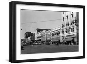 Street Scene, View of JC Penney's - Yakima, WA-Lantern Press-Framed Art Print