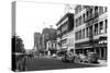 Street Scene, View of the Victoria Hotel - Spokane, WA-Lantern Press-Stretched Canvas