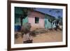 Street Scene, Village of Abi-Adi, Tigre Region, Ethiopia, Africa-Bruno Barbier-Framed Photographic Print