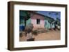 Street Scene, Village of Abi-Adi, Tigre Region, Ethiopia, Africa-Bruno Barbier-Framed Photographic Print