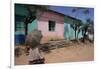 Street Scene, Village of Abi-Adi, Tigre Region, Ethiopia, Africa-Bruno Barbier-Framed Photographic Print