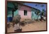 Street Scene, Village of Abi-Adi, Tigre Region, Ethiopia, Africa-Bruno Barbier-Framed Photographic Print