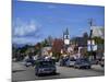 Street Scene with Cars in the Town of North Conway, New Hampshire, New England, USA-Fraser Hall-Mounted Photographic Print