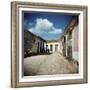 Street Scene with Colourful Houses, Trinidad, Cuba, West Indies, Central America-Lee Frost-Framed Photographic Print