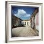 Street Scene with Colourful Houses, Trinidad, Cuba, West Indies, Central America-Lee Frost-Framed Photographic Print