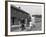 Street Scene with Family, Ollerton, North Nottinghamshire, 11th July 1962-Michael Walters-Framed Photographic Print