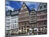 Street Scene with Pavement Cafes, Bars and Timbered Houses in the Romer Area of Frankfurt, Germany-Tovy Adina-Mounted Photographic Print