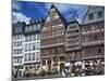 Street Scene with Pavement Cafes, Bars and Timbered Houses in the Romer Area of Frankfurt, Germany-Tovy Adina-Mounted Photographic Print