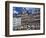 Street Scene with Pavement Cafes, Bars and Timbered Houses in the Romer Area of Frankfurt, Germany-Tovy Adina-Framed Photographic Print